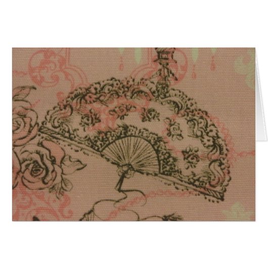 Antique Lace Fan (Front Horizontal)