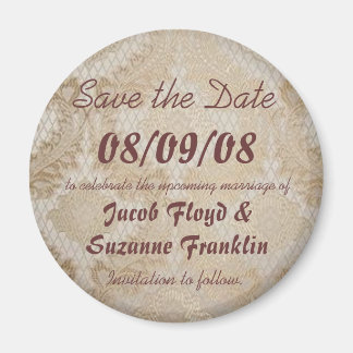 Antique Lace - Save the Date Magnets