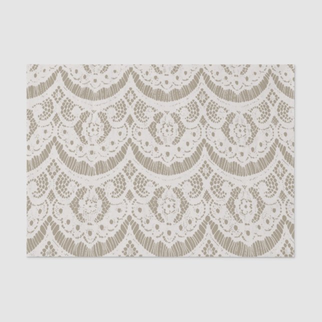 Antique Lace Tissue Paper (Front)