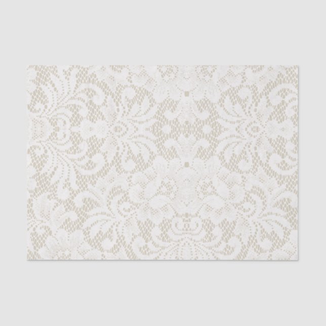 Antique Lace Tissue Paper (Front)