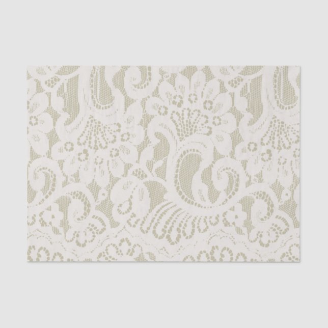 Antique Lace Tissue Paper (Front)