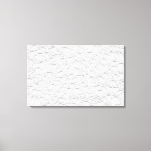 Antique Lacy Doily Canvas Print (Front)