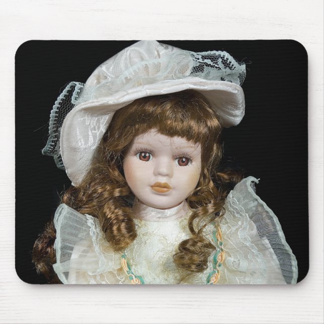 Antique Lady Doll Mouse Pad (Front)