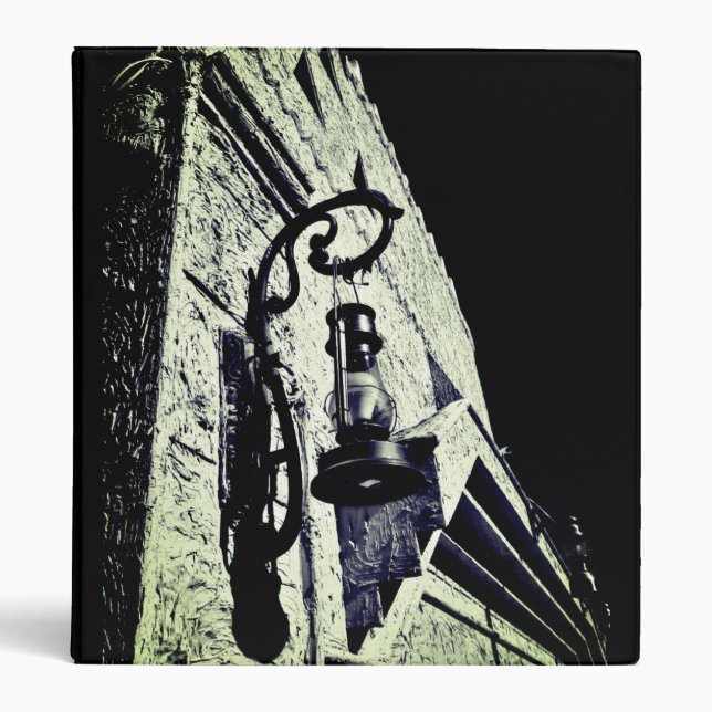Antique Lamp   3 Ring Binder (Front)