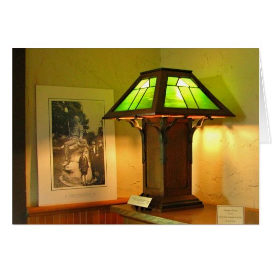 Antique Lamp Card (Front Horizontal)