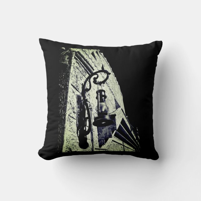 Antique Lamp  Throw Pillow (Front)