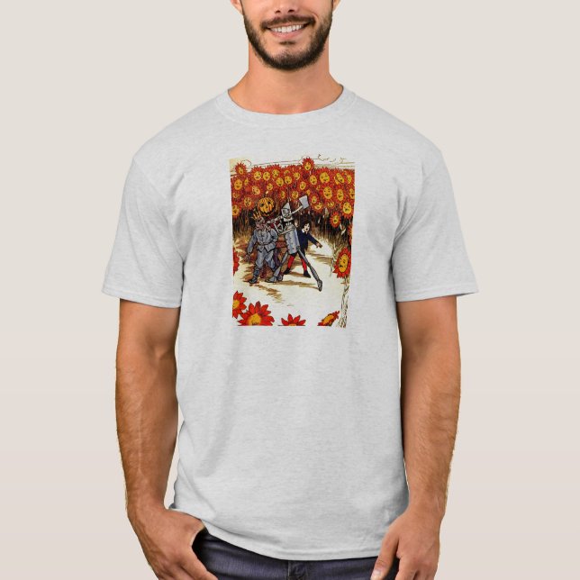 antique Land of  Oz Tin Woodman Scarecrow T-Shirt (Front)