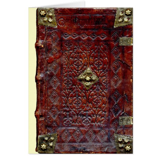 Antique Leather Book Bibliophile Cards (Front)