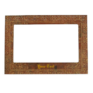 Antique Leather look Magnetic Picture Frame