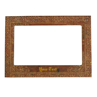 Antique Leather look Magnetic Picture Frame
