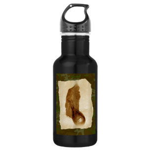 Antique Leather Powder Flask Water Bottle