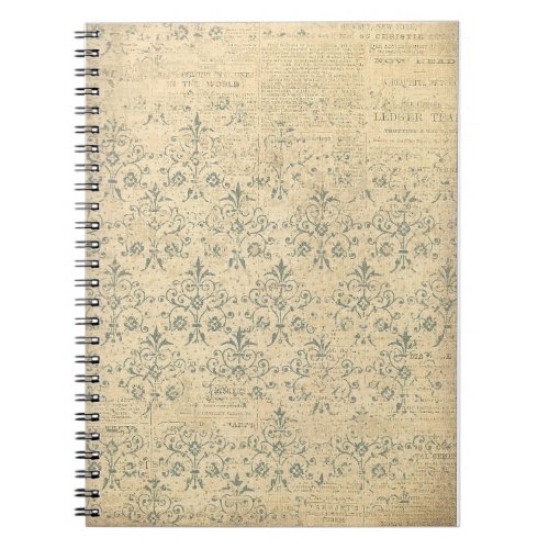 Antique Ledger  Notebook