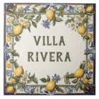 Antique Lemon Custom House Name Plate Plaque Sign