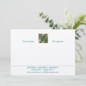 Antique Letter C - Correspondence Card (Standing Front)