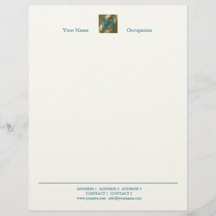 Antique Letter D - Letterhead