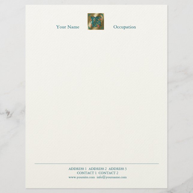 Antique Letter L - Letterhead (Front)