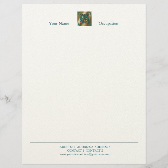 Antique Letter O - Letterhead (Front)