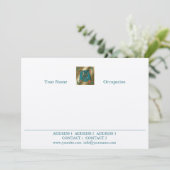 Antique Letter Q - Correspondence Card (Standing Front)