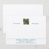Antique Letter U - Correspondence Card (Front/Back)