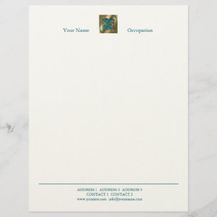 Antique Letter X - Letterhead