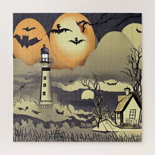 Antique LightHouse Jigsaw Puzzle
