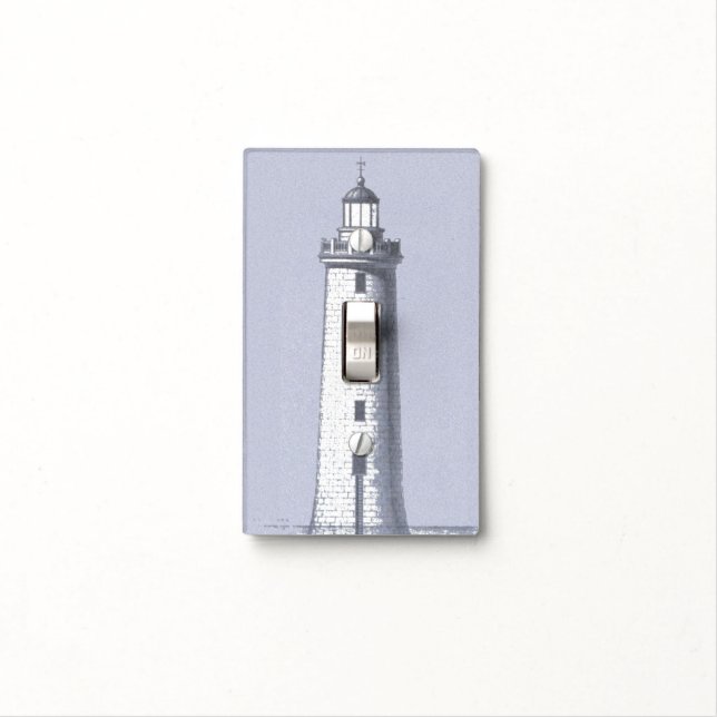 Antique Lighthouse Switchplate (In Situ)