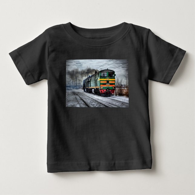 Antique Locomotive Steam Engine Train Shirt (Front)