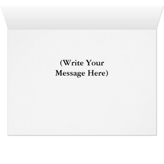 Antique Locomotive Train Blank Card (Inside Horizontal (Bottom))