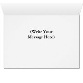 Antique Locomotive Train Blank Card (Inside Horizontal (Bottom))