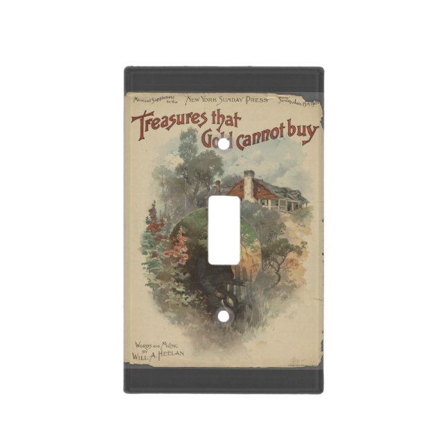 Antique Look - Light Switch Cover (Front)