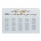 Antique Look Where in the World Seating Chart
