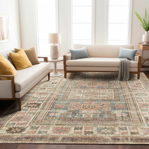 Antique Lori Pambak Carpet Used Look Rug