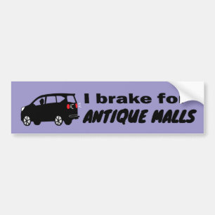 Antique Malls Fun Cool Pick a Color Bumper Sticker