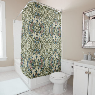 Antique Mandela Shower Curtain
