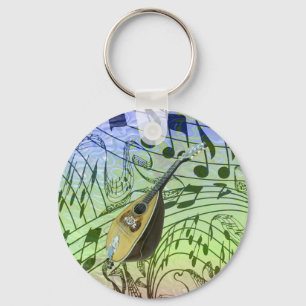 ANTIQUE MANDOLIN-KEYCHAIN KEYCHAIN