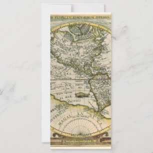 Antique Map, 1596, America Sive Novus Orbis