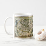 Antique Map, 1596, America Sive Novus Orbis Coffee Mug