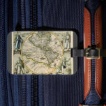 Antique Map, 1596, America Sive Novus Orbis Luggage Tag