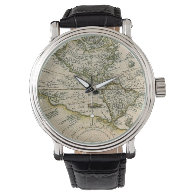 Antique Map, 1596, America Sive Novus Orbis Watch (Front)