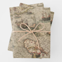 Custom Octopus & Burlap Print Wrapping Paper (Personalized)