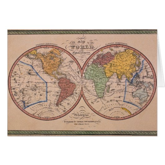 Antique Map Cards (Front Horizontal)