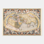 Antique Map Heavy Weight Decoupage Wrapping Paper  (Front 3)