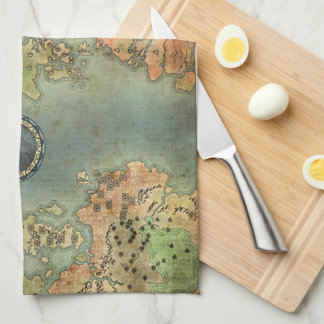 Antique Map Kitchen Towel