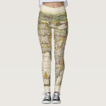 Antique Map of Africa by Hondius and Jansson Leggings