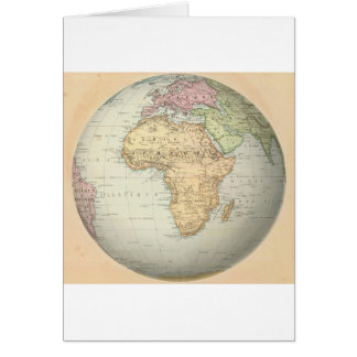 Antique map of Africa Cards