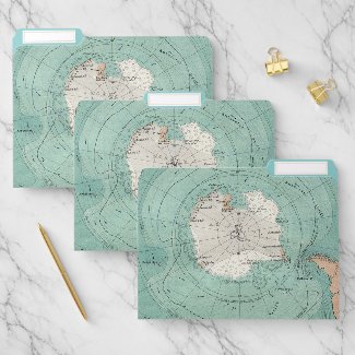Antique Map of Antarctica