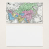 Antique Map of Asia circa 1800s (Front & Back)