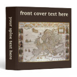 Antique Map of Europe by Willem Jansz Blaeu, c1617 Binder