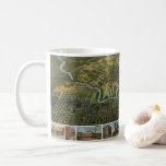 Antique Map of Houston, Texas with Buffalo River Coffee Mug