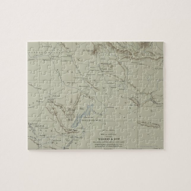 Antique Map of Iran Jigsaw Puzzle (Horizontal)